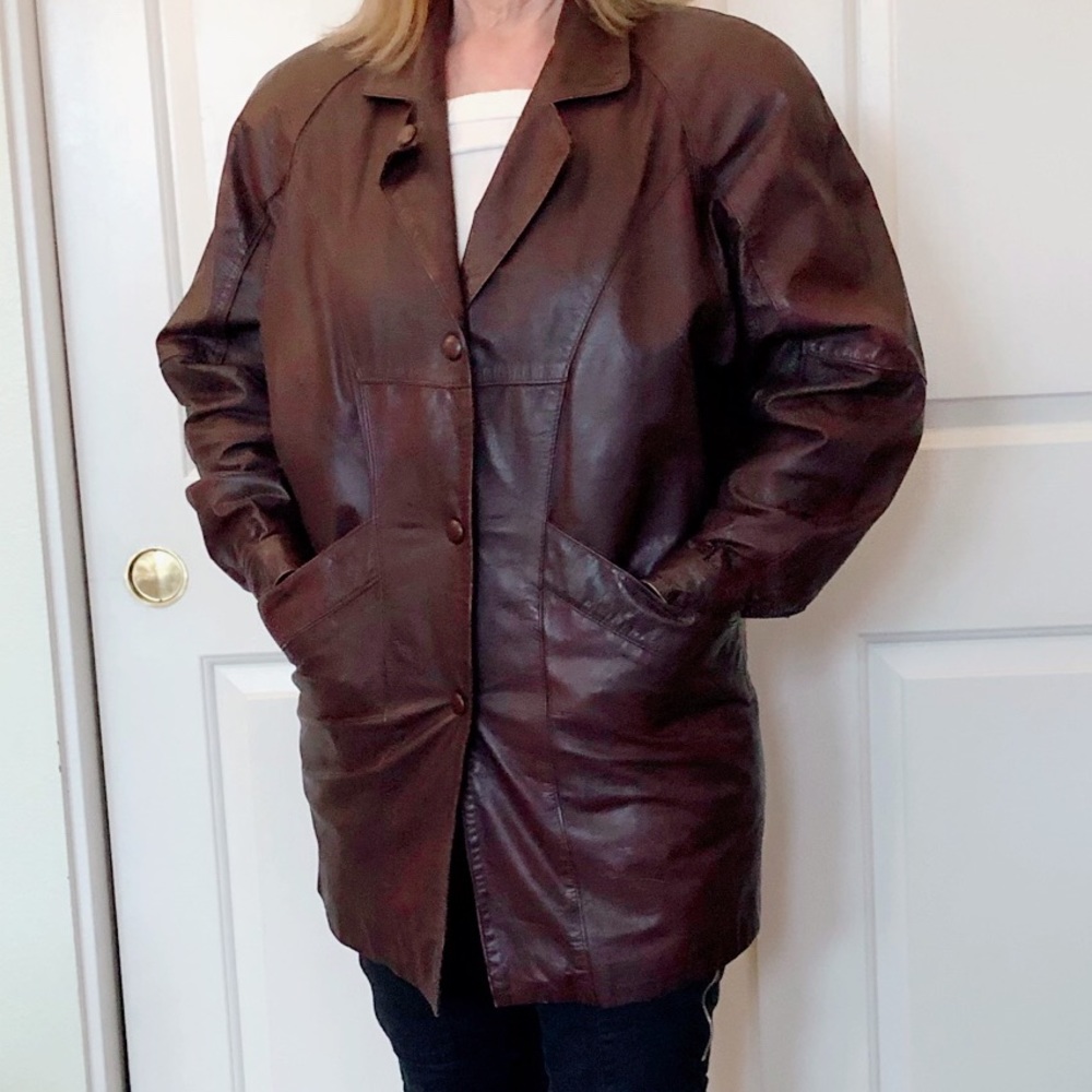 Vintage Leather Coat